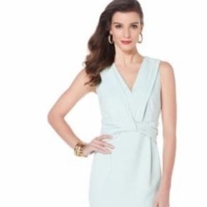 IMAN Platinum Sleeveless Knot Dress-Soft Mint